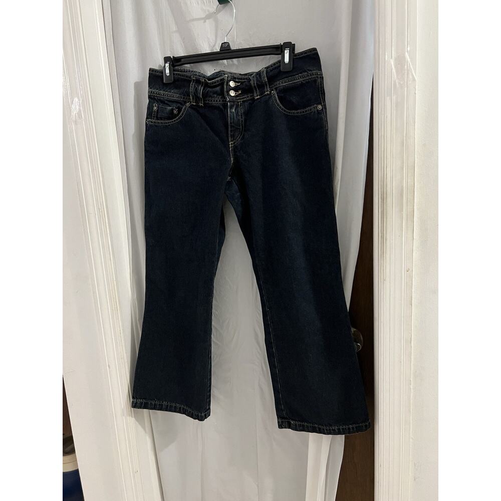Halogen Dark Wash Low Rise Boot Cut Jeans Sz 6